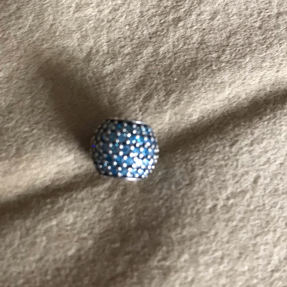 Blue pandora charm